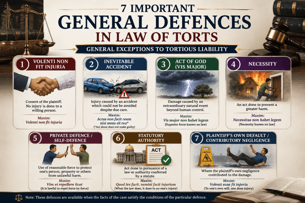 General Defences in Law of Torts General Defences in Law of Torts