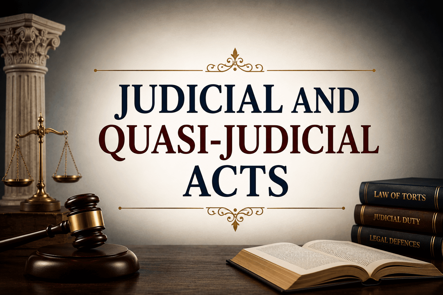 Judicial and Quasi-Judicial Acts in tort law