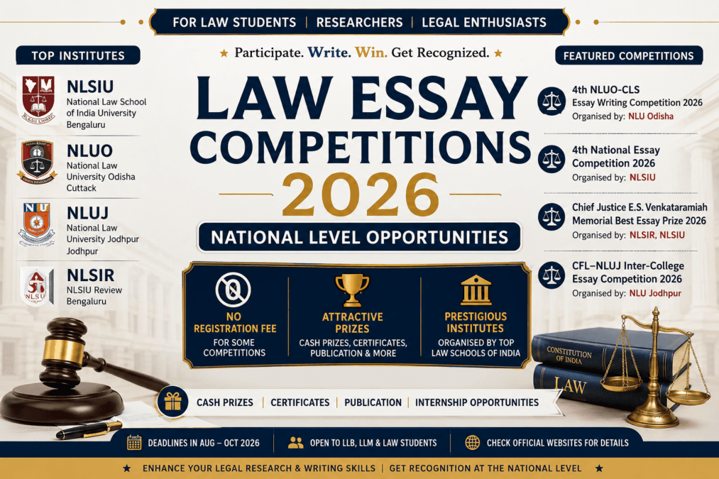 Law Essay Competititons 2026