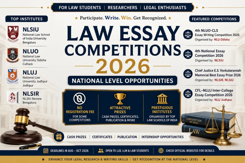 Law Essay Competititons 2026