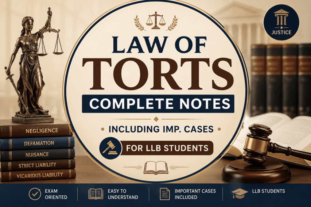 Law of Torts Complete Notes