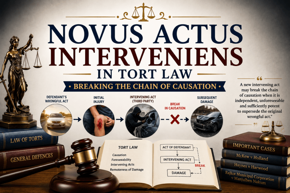 Novus Actus Interveniens in Tort Law