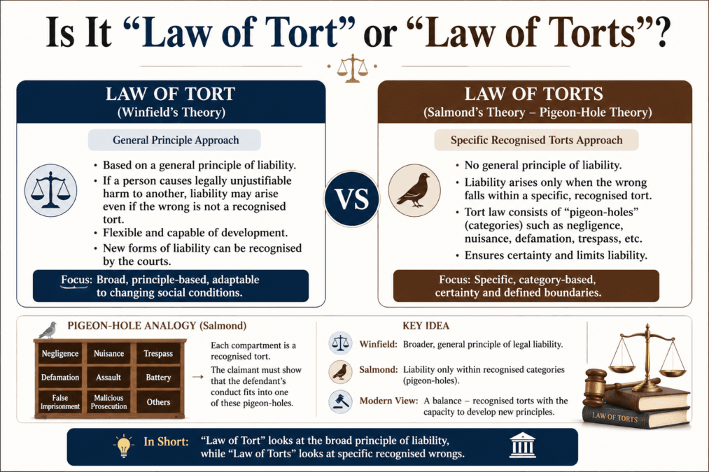 Is It “Law of Tort” or “Law of Torts”?