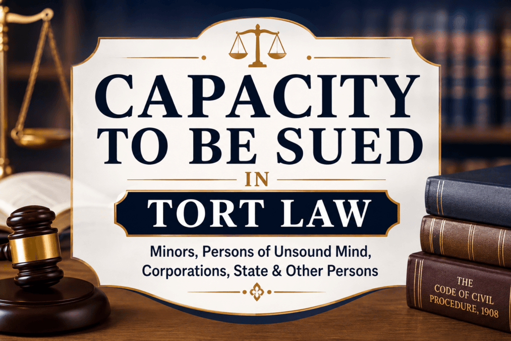 Capacity to be sued in tort law