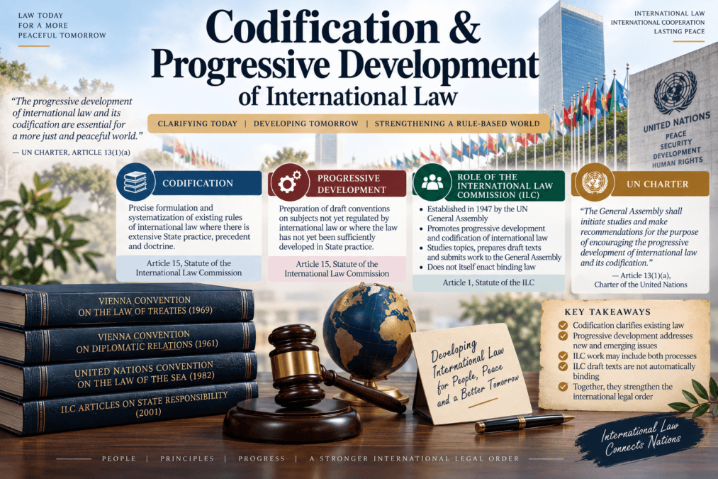 Codification and Progressive Development of International Law