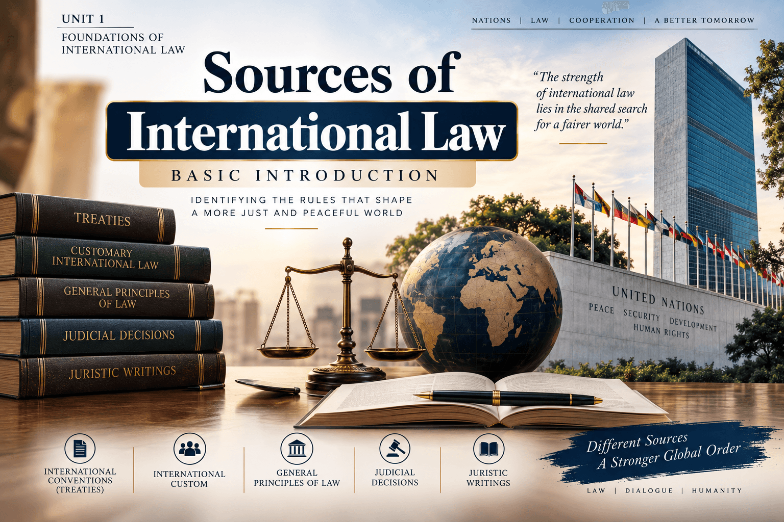 Sources of International Law Basic Introduction